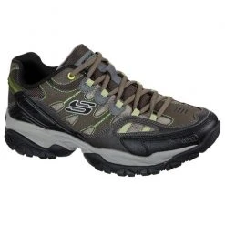 Outlet 😀 Skechers 2.0 Domitia Men's Training 👞 Shoes Olive Combo 😉