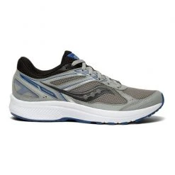 Flash Sale ⭐ Saucony Men's Grid Cohesion 14 Running 👞 Shoes Gray/Blue 🌟