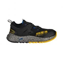 Discount ✨ Puma Pacer Future Trail Men's Running 👞 Shoes Black/Yellow ✔️