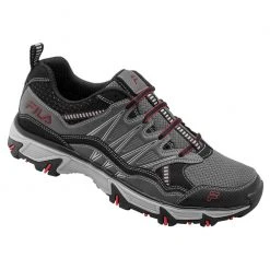 Buy 👏 FILA Evergrand AT Men's Wide Running 👞 Shoes Gray/Black/Red 💯