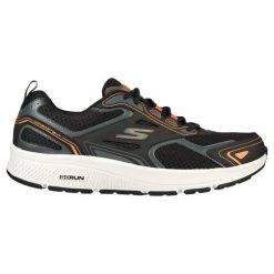 Cheapest 😉 Skechers Go Run Consistent Men's Running 👞 Shoes Black/Orange 😉