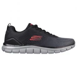 Best Pirce ๐คฉ Skechers Track - Ripkent Men's Wide Running ๐ Shoes Black/Red ๐ฅ