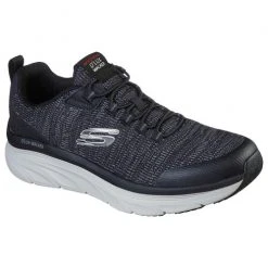 Best deal 😀 Skechers D'Lux Walker Men's Walking 👞 Shoes Black/White 🧨