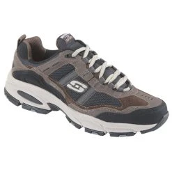 Discount 😀 Skechers Vigor 2.0 Trait Men's Wide Casual 👞 Shoes Brown/Black 🎁