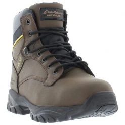 Best Sale 👍 Eddie Bauer Hillsboro Steel Toe Men's Work 🥾 Boots Dark Brown ✔️