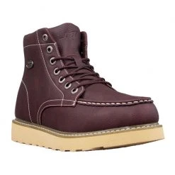 Flash Sale 🥰 Lugz Cypress Men's Work 🥾 Boots Burgundy 🤩