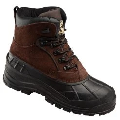 Best deal 🤩 Rugged Exposure Mammoth II Men's Cold-Weather 🥾 Boots Dark Brown 🤩