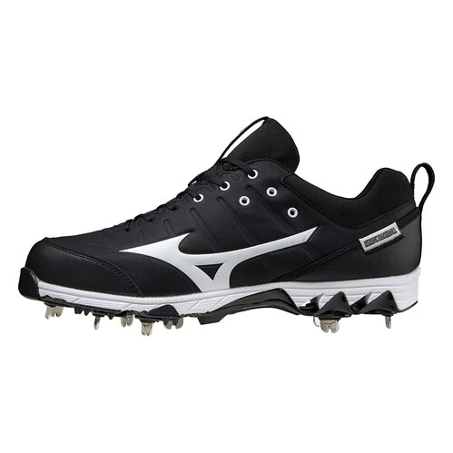 Buy 😍 Mizuno 9-Spike Ambition 2 Men's ⚾ Baseball Cleats Black/White 😍 2 Buy 😍 Mizuno 9-Spike Ambition 2 Men's ⚾ Baseball Cleats Black/White 😍 - Image 2