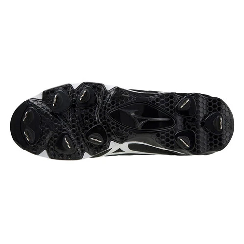 Buy 😍 Mizuno 9-Spike Ambition 2 Men's ⚾ Baseball Cleats Black/White 😍 3 Buy 😍 Mizuno 9-Spike Ambition 2 Men's ⚾ Baseball Cleats Black/White 😍 - Image 3