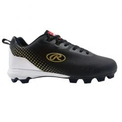 Outlet ⭐ Rawlings Division Low Men's ⚾ Baseball Cleats Black Combo 🥰