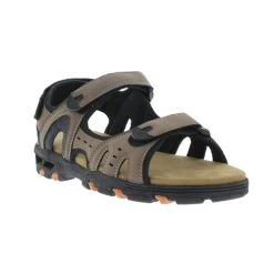New 😉 Eddie Bauer Waldport Men's River 🩴 Sandals Dark Brown 👍