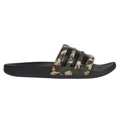 Coupon 🛒 Adidas Adilette Comfort Men's Slide 🩴 Sandals Brown Print ⭐