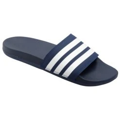 Deals ⌛ Adidas Adilette Comfort Men's Slide 🩴 Sandals Navy Combo ❤️