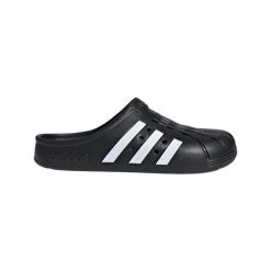 Discount 🔔 Adidas Adilette Unisex Clogs Black/White 🔔