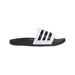 Budget 👏 Adidas Adilette Comfort Unisex Slides White/Black 😀