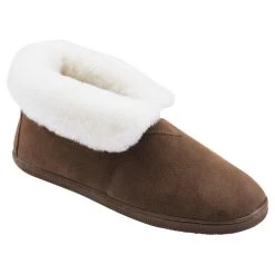 New 👍 Bearpaw #402 Men's Slippers Medium Brown 👍